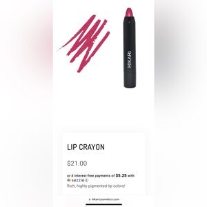 Brand New! Two HiKari Lip Crayons